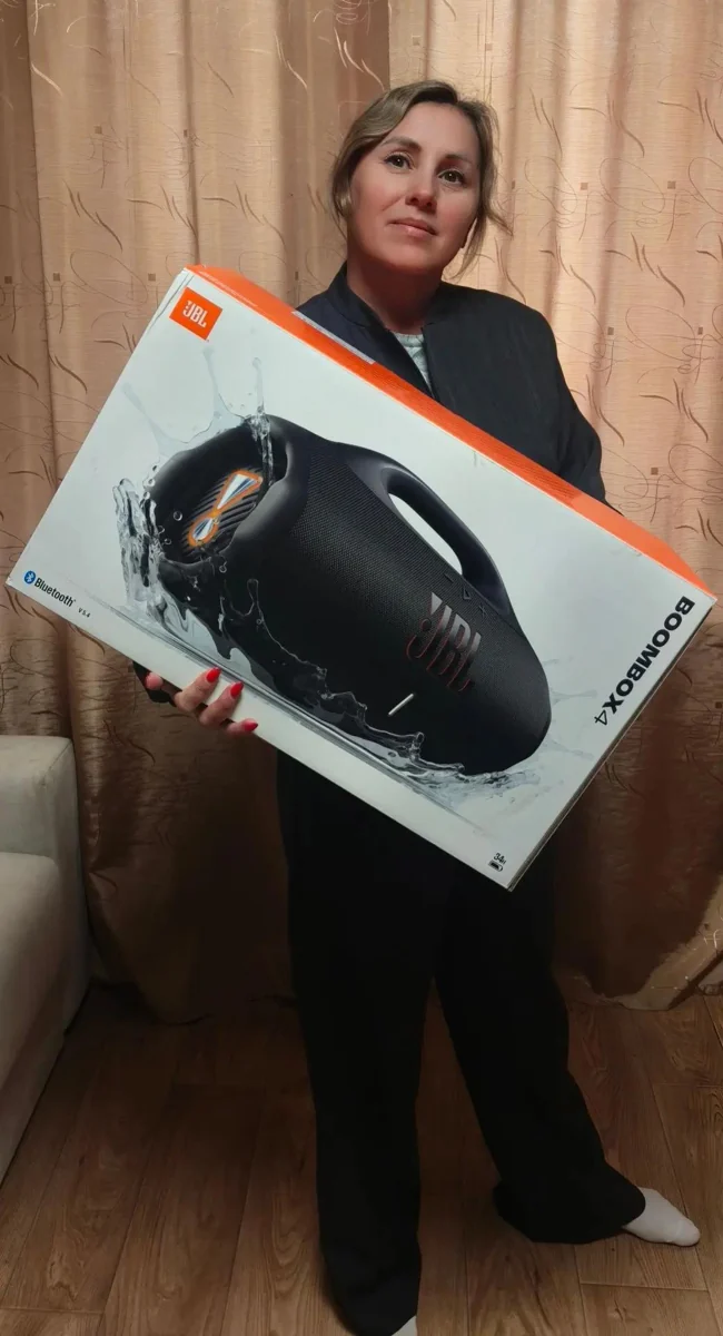 Получатель приза прошлой акции: Колонка JBL