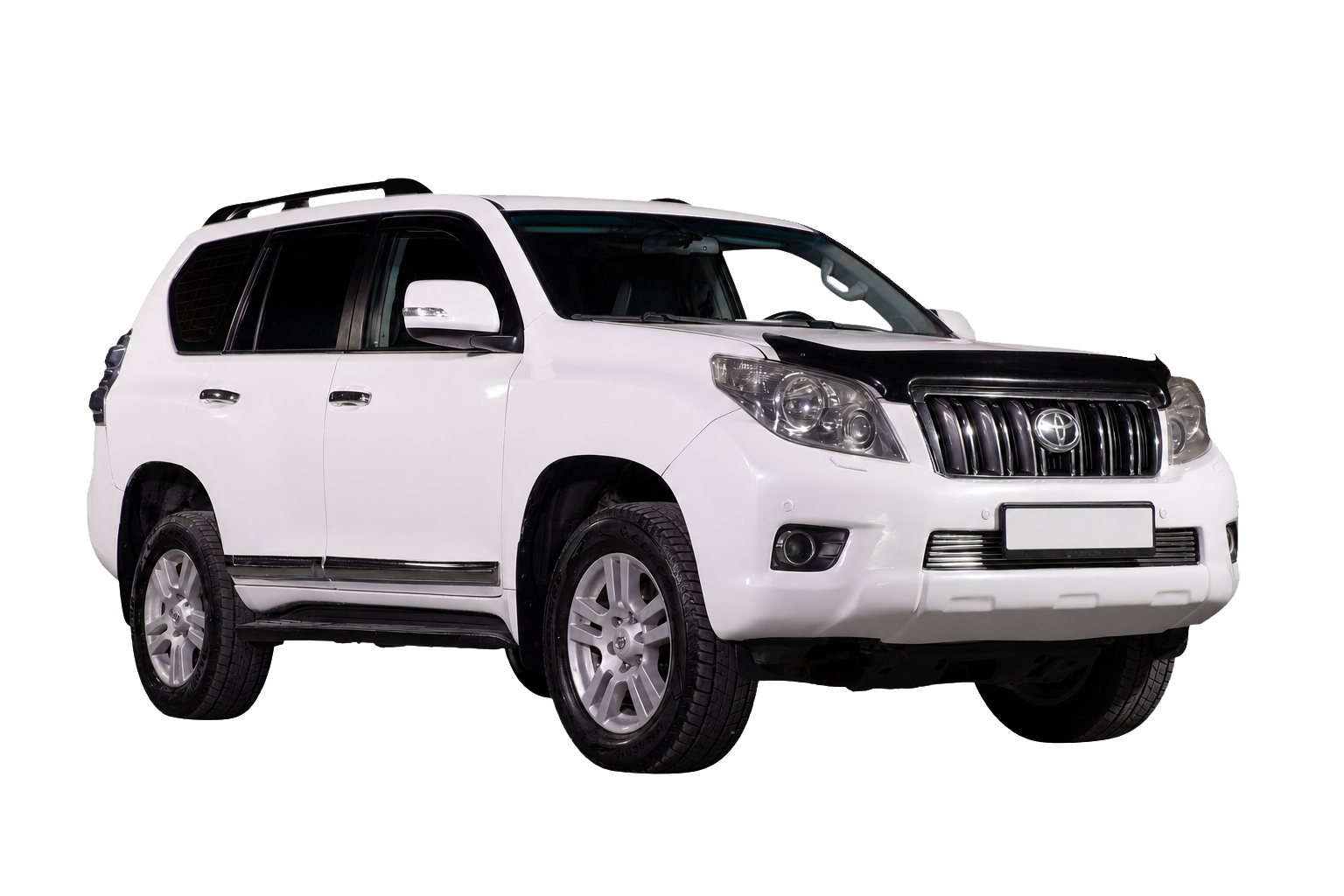 Белый Toyota Land Cruiser Prado 150